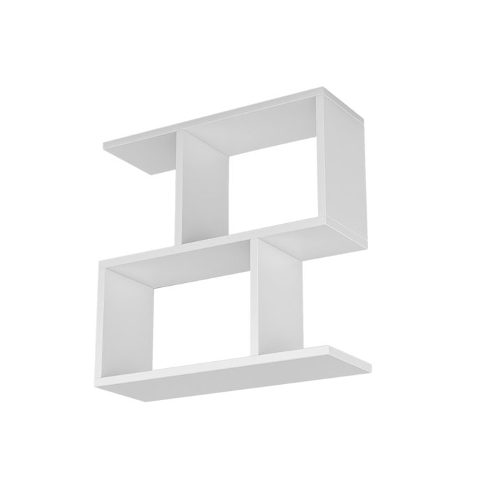 Hanah Home Mesa Auxiliar Life - Blanca, 60x60x20 cm